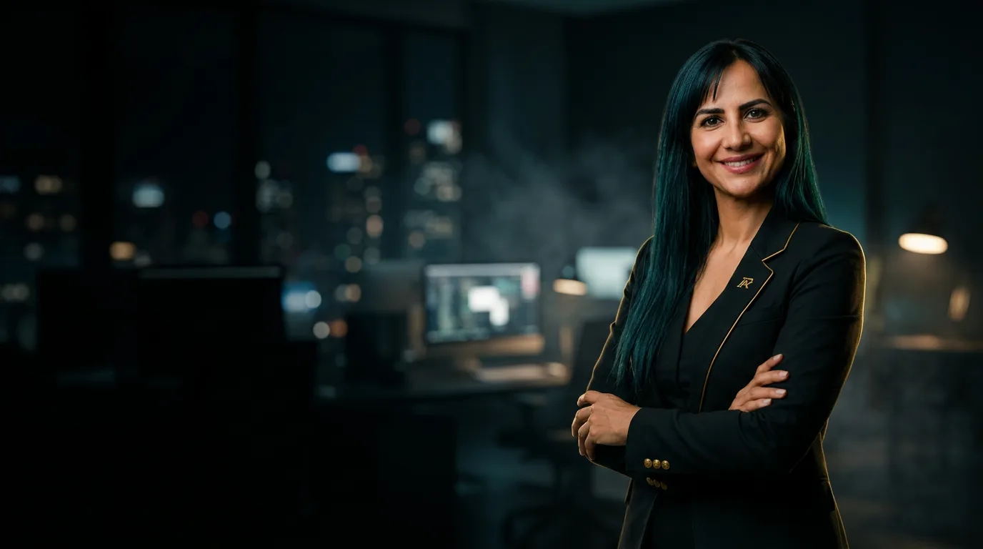 Especialista da RM-Criative Evolution apresentando um site que vende todos os dias
